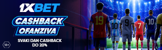 Cashback ofanziva na 1xBetu!